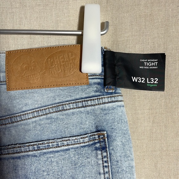 Cheap Monday Organic Tight Mid Rise Skinny Jeans - Picture 5 of 6
